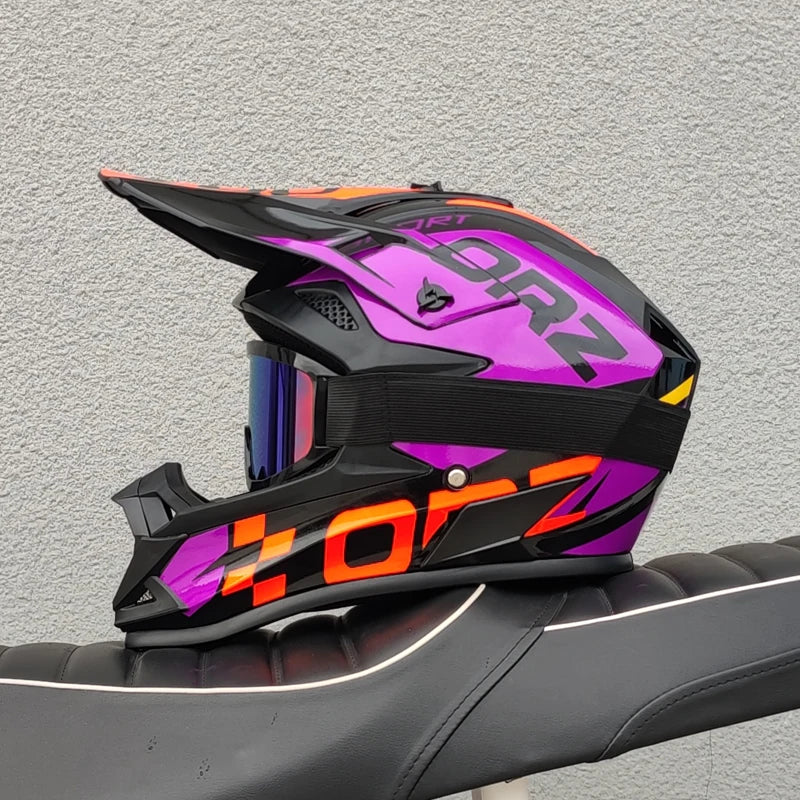 DOT approves universal off-road motorcycle helmets for adults, teenagers, and children, mountain bike downhill cross helmets