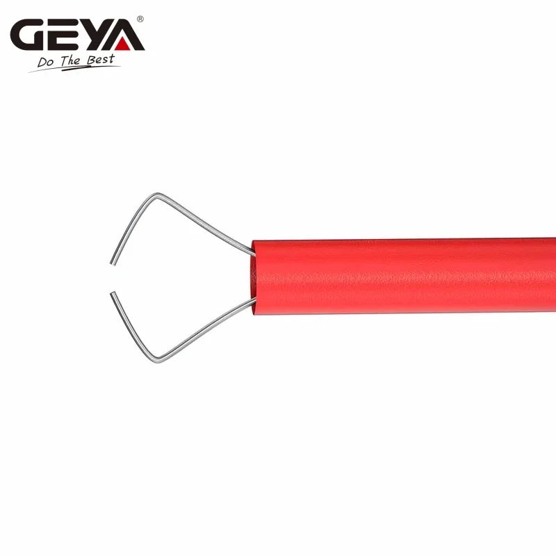 ឈុត ទំពក់ សាកល្បង រហ័ស GEYA 2PCS វ៉ុលខ្ពស់ 1000V ដែលអាចបត់បែនបាន ប្រដាប់ សាកល្បង អ៊ីសូឡង់ វិជ្ជាជីវៈ ជាមួយ រន្ធ 4mm
