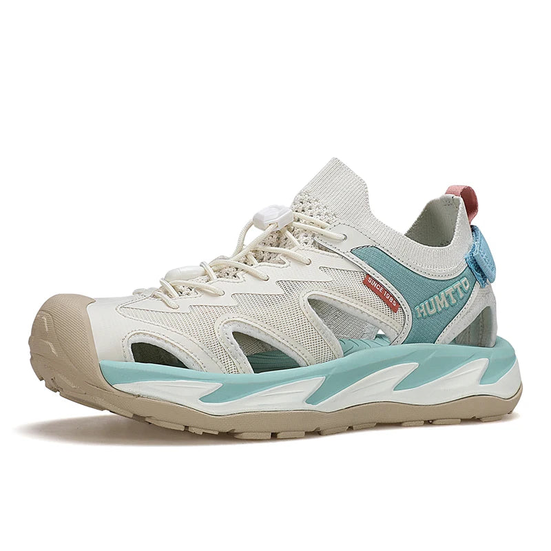 HUMTTO Summer Sandals New Style Sports Fashion Women's Anti-slip Quick-dry Outdoor Tracing Shoe for Woman Closed-toe Beach Shoes