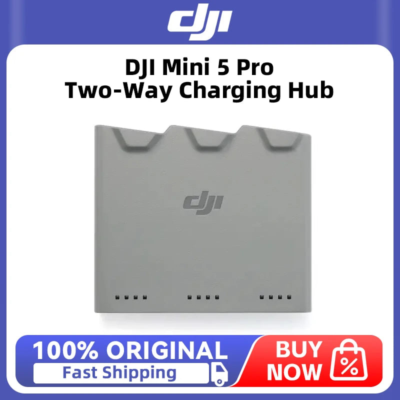 DJI Mini 5 Pro Two-Way Charging Hub Place batteries into the charging hub to fast-charge external devices Original in Stock