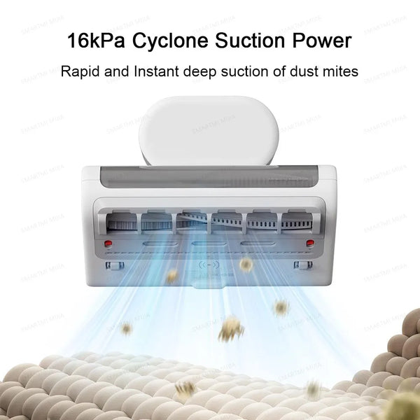 MIJIA Dust Mite Vacuum Cleaner 2 Pro,16kPa Suction,UV Sterilisation,Hot Air Drying,3 Cleaning Modes,Smart Mite Detection