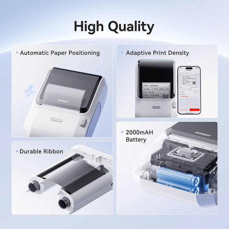 Niimbot M3 Thermal Transfer Label Printer DIY Barcode Price Tag Adhesive Sticker Label Maker for Jewelry Retail Perfume Business