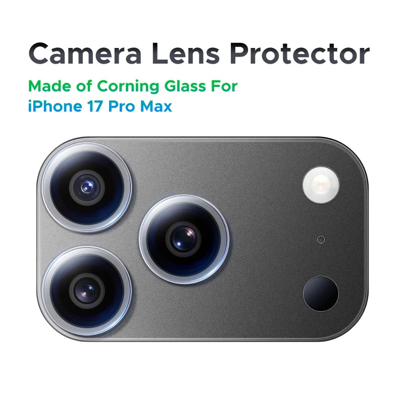 UGREEN Camera Lens Protector for iPhone 17 Pro Max Full Lens Glass for iPhone 17 Air Protective Film HD 1PCS