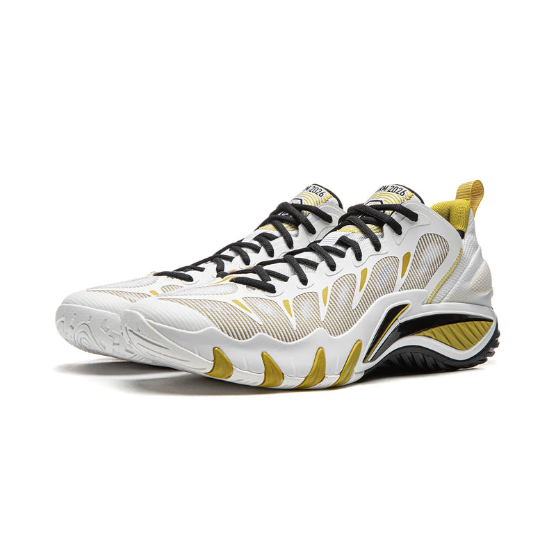 ស្បែកជើងបាល់បោះបុរស Li-Ning BAD5 STORM 2026 ក្រៅផ្ទះ BOOM Cushion ទម្ងន់ស្រាល ទន់ ស្រួលពាក់ មានខ្យល់ចេញចូល ស្បែកជើងប៉ាតា LiNing រឹងមាំ ABFW011