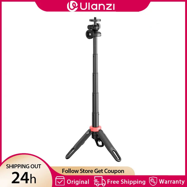 JOBY HandyPodᵀᴹ HD03 ឈុតពង្រីកជើងកាមេរ៉ាសម្រាប់ស្មាតហ្វូនកាមេរ៉ាសកម្មភាព DSLR ជើងកាមេរ៉ា 5 ផ្នែកជាមួយក្បាលបាល់ 360° សម្រាប់ Vlog