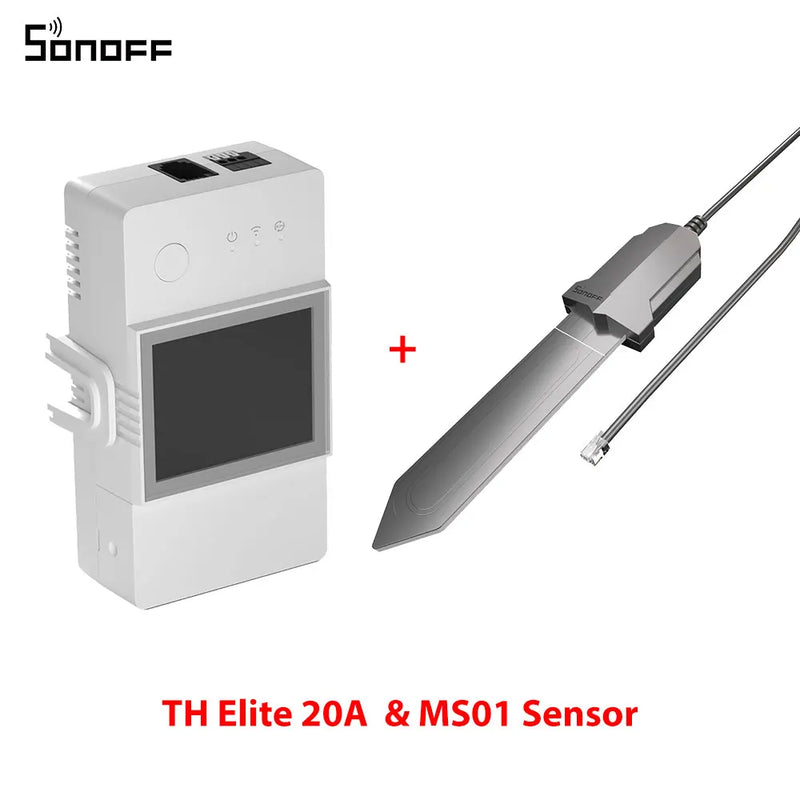 SONOFF MS01 Smart Soil Moisture Sensor TH Elite/TH Origin Accessory IP55 Waterproof Detector DIY Automatically Watering Device