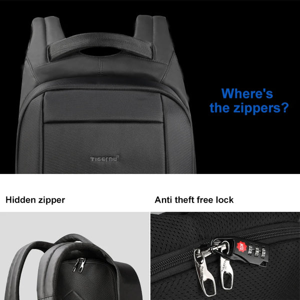 Tigernu Backpacks For Men For Women 14-15.6 Laptop Backpack Bag Anti Theft Backpack Travel Backpack For School Mochilas Knapsack