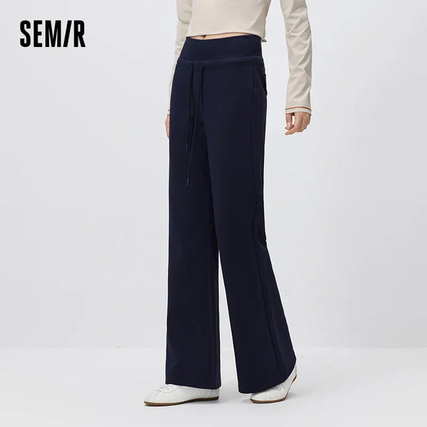 ខោ Semir សម្រាប់នារី ចង្កេះខ្ពស់ ប៉ាក់រាងស្លីម 2026 រដូវស្លឹកឈើជ្រុះ តិចតួចបំផុត ឆើតឆាយ ខោធម្មតាសម្រាប់ទីក្រុង