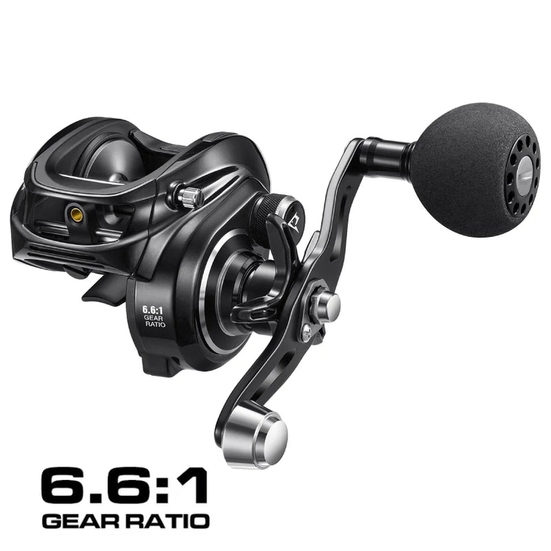 Piscifun Alijoz Alinox 300 Baitcasting Reel 15KG Max Drag 9Bearings Aluminum Frame Freshwater Saltwater Fishing Reel Low Profile