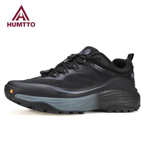 HUMTTO Luxury Designer Men's Sports Shoes Cushioning Running Shoes for Men Black Sneaker Trainers Man Breathable Gym Sneakers