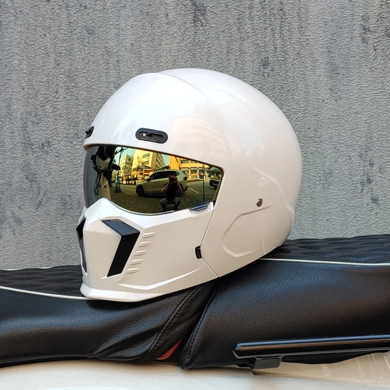 New Scorpion Retro Motorcycle Cascos Moto Locomotive Personality Multi-purpose Combination Helmet Half M L XL XXL XXXL