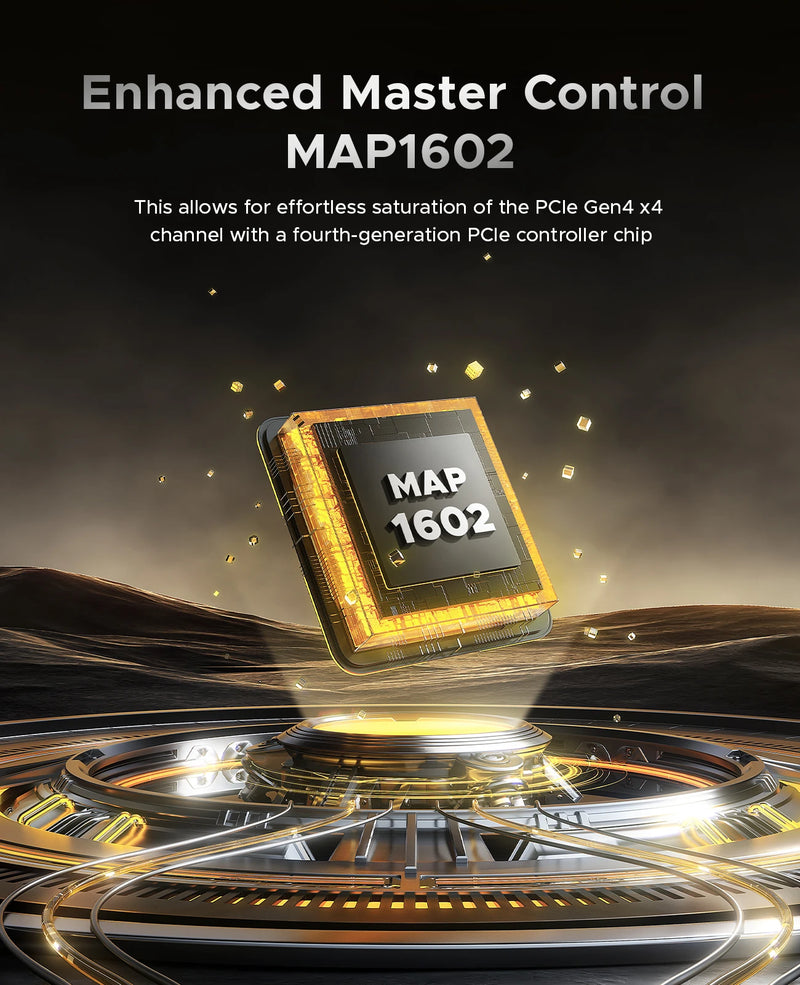 ORICO NVMe 2.0 Internal SSD Solid State Drive TLC PCIe Gen4 7450MB/s for High End Computing, Workstations, PlayStation 5