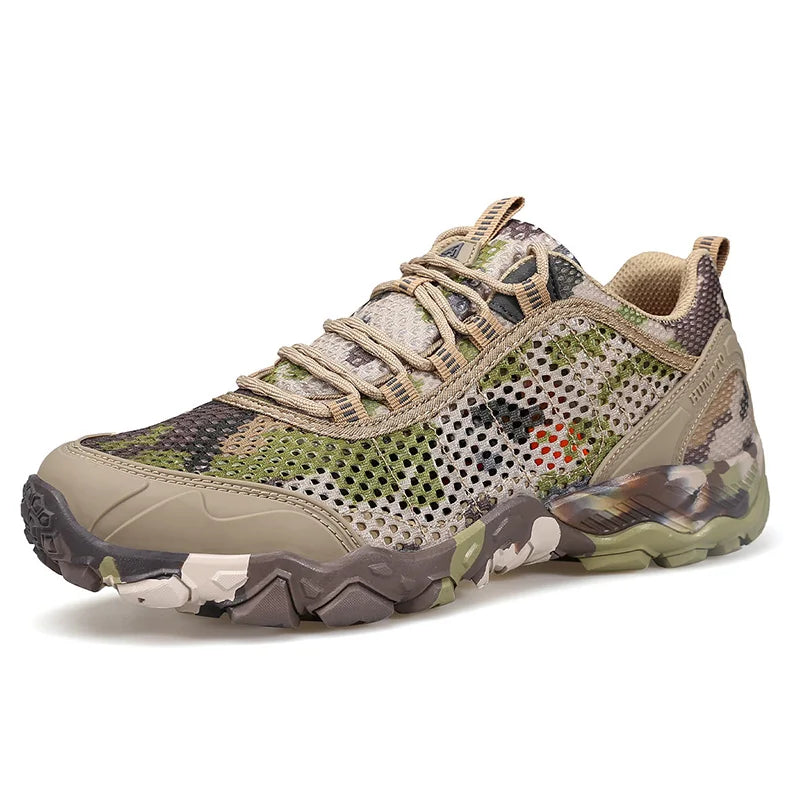 HUMTTO Breathable Summer Shoes for Men Non-slip Sports Hiking Shoes Man Outdoor Luxury Designer Trekking Climbing Mens Sneakers