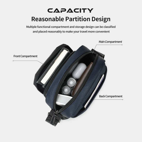 Tigernu Men Messenger Bags Men Oxford Bags Waterproof Shoulder Bag 7.9" iPad Mini Bag Men Travel Bag Crossbody Bags Elite Series