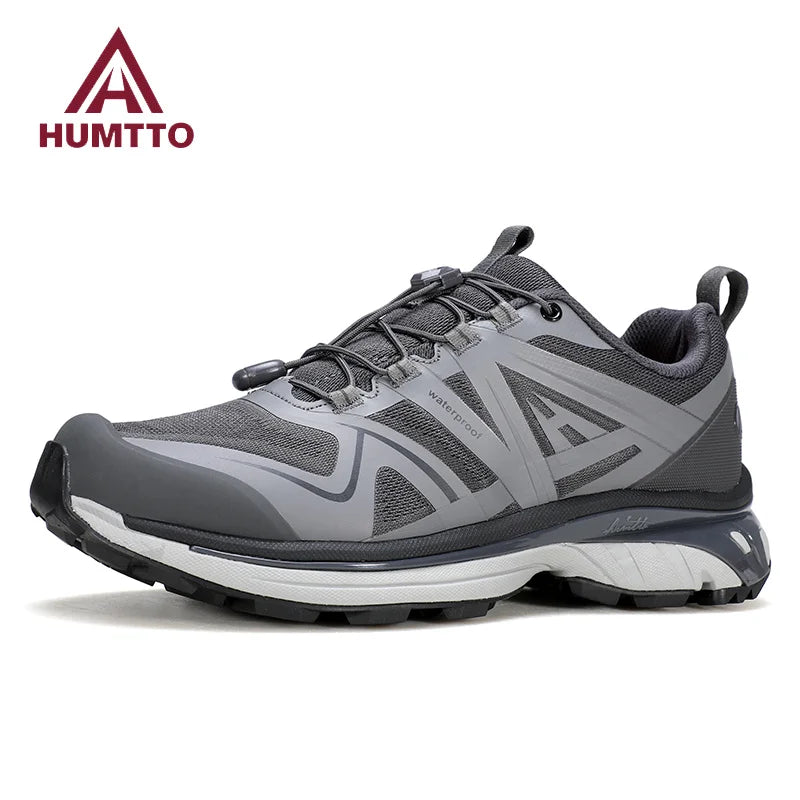HUMTTO Breathable Sneakers Trail Running Shoes Outdoor Non-slip Trainers for Men's Luxury Designer Casual Sports Trekking Boots