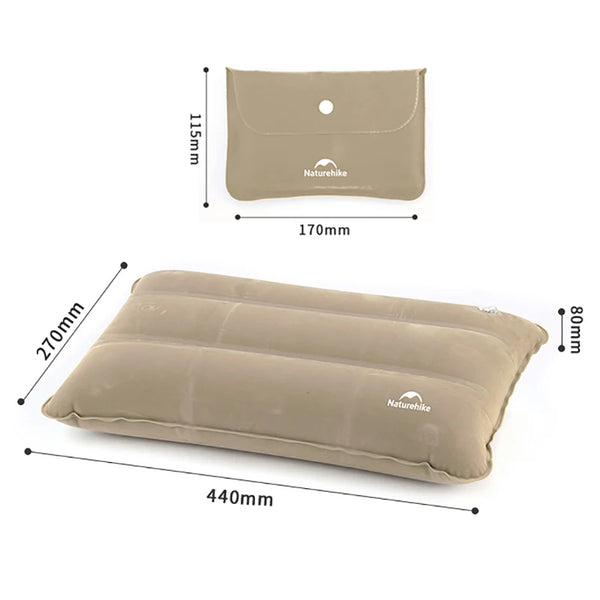 ខ្នើយ Naturehike Square ដែលអាចបំប៉ោងបាន សម្រាប់បោះតង់ក្រៅផ្ទះ ឡើងភ្នំ ធ្វើដំណើរ ទម្ងន់ស្រាល ខ្នើយបត់បាន ទន់ មានផាសុកភាព