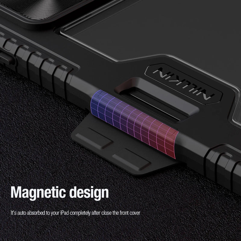 NILLKIN For Xiaomi Pad 8 Pro Magnetic Case Multi-angle Folding Camera Protection Black Cover With Pencil Holder For Mi Pad 8
