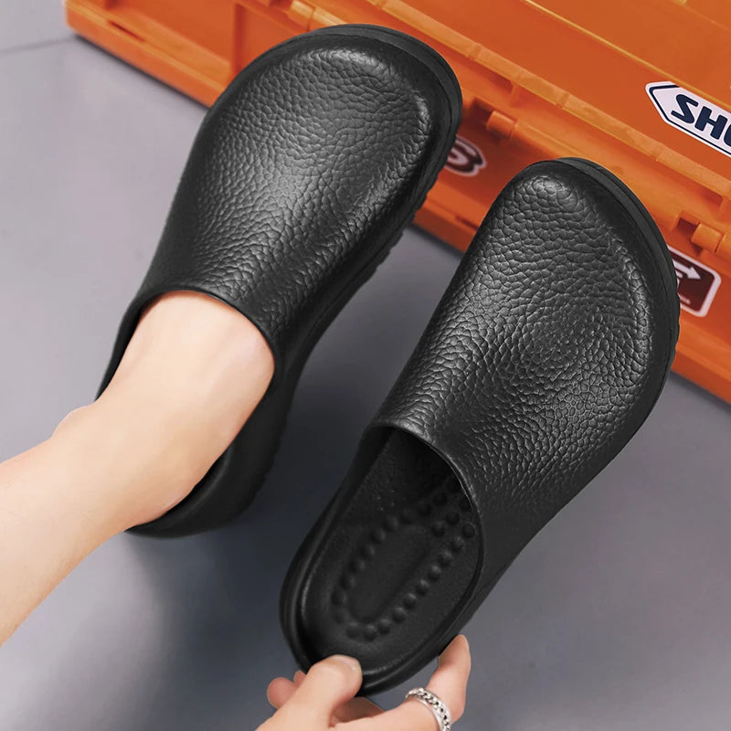Couple's Chef Shoes Waterproof Anti slip Oil proof Soft Sole Summer Men Women Nurse Shoes Outdoor beache walking Casual Sandlas