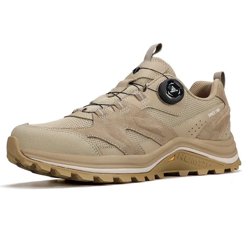 HUMTTO Shoes for Men Outdoor Luxury Designer Sneakers Breathable Sports Hiking Shoes Mens Trekking Climbing Non-slip Man Boots