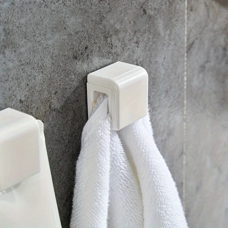 1/2/3pcs hole-free Wall-Mounted Toothpaste,Facial Cleanser Holder Clip,Multi-Functional Bathroom Storage Organizer. bathroom