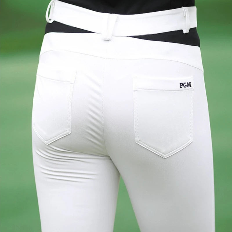 PGM Golf Women's Sports Pants Stretch Slimming and Slimming KUZ093