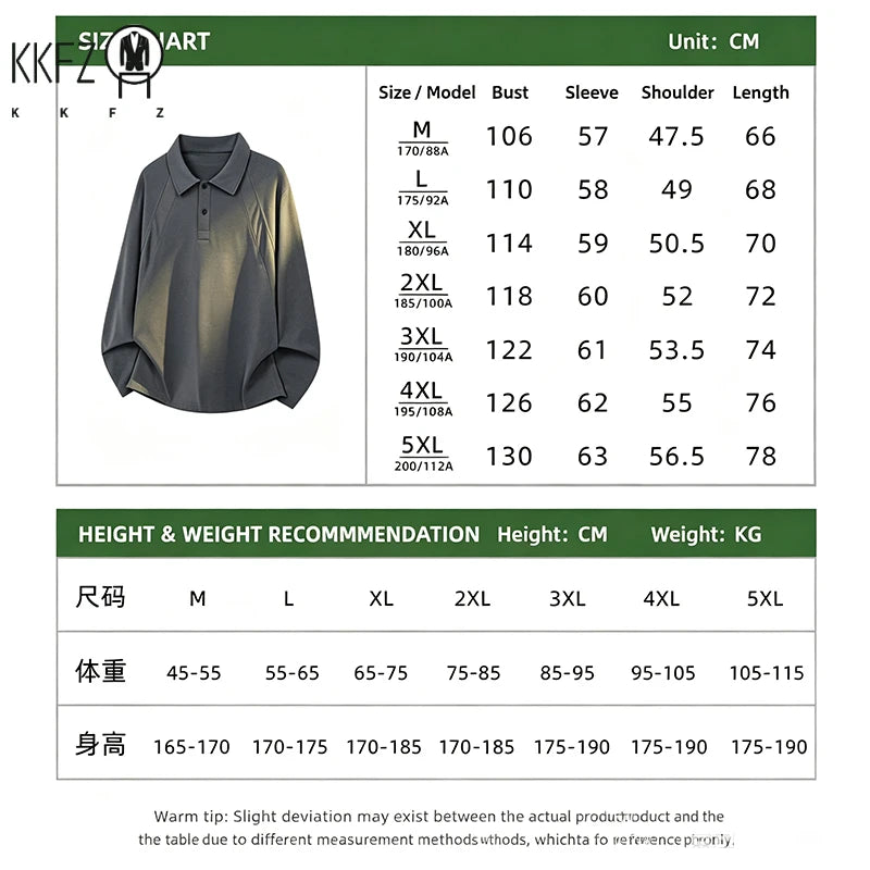 Mens Casual Polo Pullover Lapel Collar Long Sleeve Raglan Cut Button Front Loose Silhouette Mesh Spliced Fabric Daily Outfit