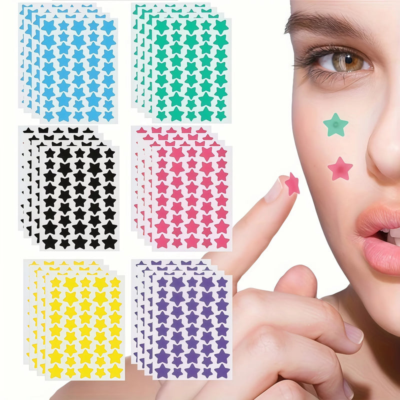 Star Shape Hydrocolloid Acne Pimple Patch Invisible Concealer For Acne Marks Waterproof Sweatproof Absorb Pus Makeup Friendly Ac