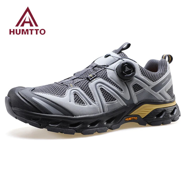 HUMTTO Lightweight Hiking Shoes for Men Breathable Outdoor Men's Sports Shoe Shock-absorbing Trekking Boots Anti Slip Sneakers