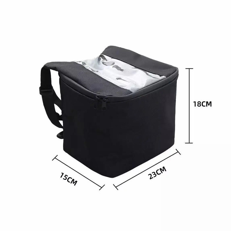 SEAMETAL Motorcycle Bicycle Front Handlebar Bag Multifunctional Bicycle Riding Bag Phone Mount Storage Bags for Outdoor Cycling
