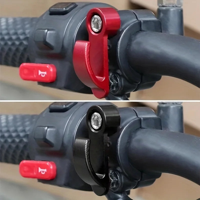 1set Universal Motorcycle Hook/Storage & Helmet Holder for Electric Additions, Aluminum Alloy, Single Hole Handlebar Hook