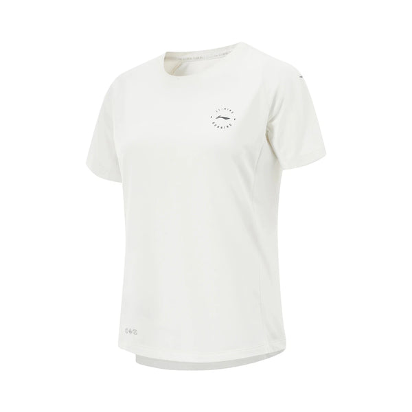 អាវយឺតកីឡារត់សម្រាប់នារី Li-Ning ធ្វើពីប៉ូលីអេស្ទ័រ AT AIR មានខ្យល់ចេញចូលបានល្អ ស្ងួតលឿន អាវយឺតលីនីង ឆ្លុះពន្លឺ ATSV088