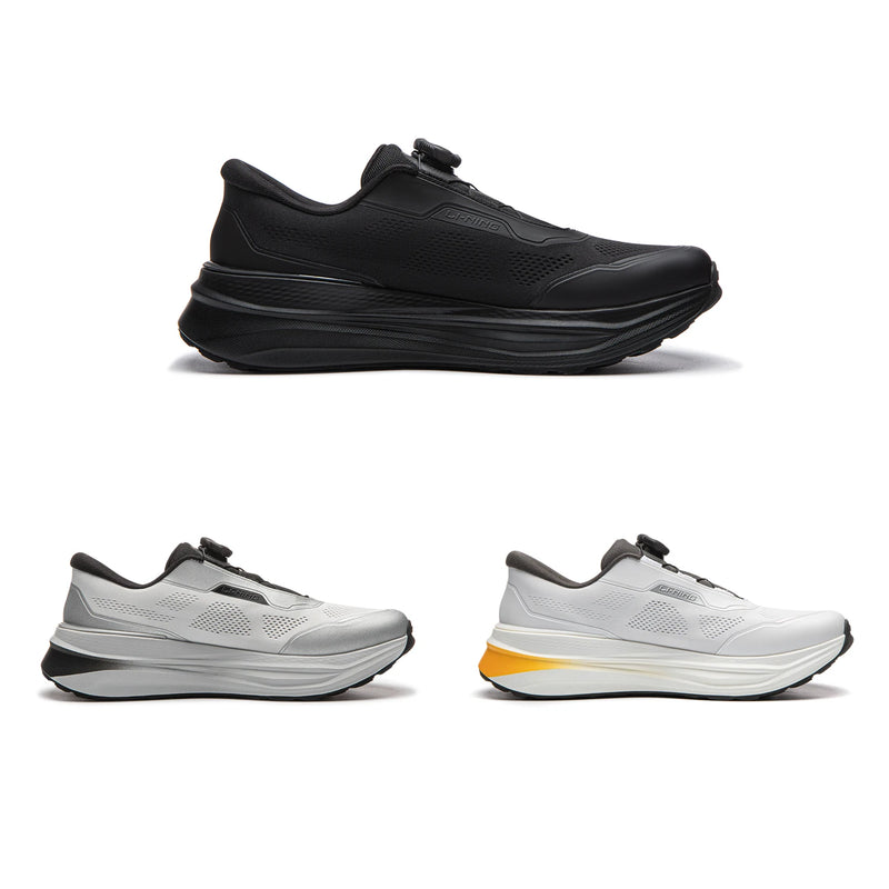 ស្បែកជើង Li-Ning Unisex SOFT GO MAX 3 របៀបរស់នៅ COMFOAM MAX មានខ្យល់ចេញចូលបានល្អ ទ្រទ្រង់បានល្អ ស្បែកជើងដើរលេងធម្មតា LiNing AGLW023
