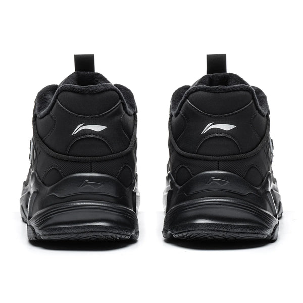ស្បែកជើងបុរស Li-Ning LN DEFENDER របៀបរស់នៅបែបរោមចៀម រដូវរងា ក្តៅ ស្រួល ស្បែកជើងកីឡា LiNing Classic Leisure Sneakers AGCW401