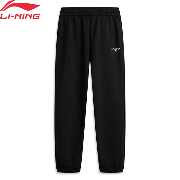 ខោកីឡាសម្រាប់នារី Li-Ning ងាយស្រួលដកដង្ហើម មានផាសុកភាព ចង្កេះអាចលៃតម្រូវបាន ខោស្វិតទាន់សម័យសម្រាប់លំហែកាយ AKLVA34