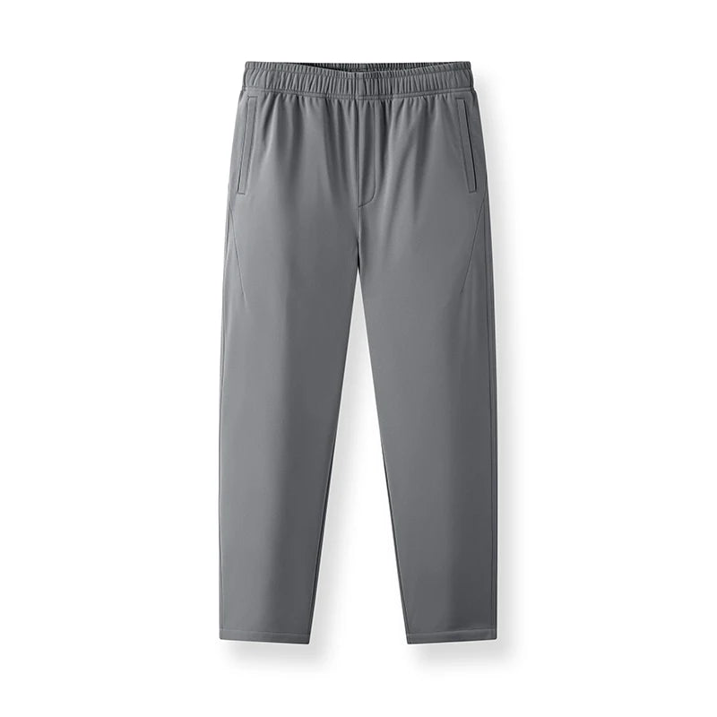 Semir Casual Pants Men Three-Resistant Soft Shell Fleece Lined Straight Leg 2025 Winter New Long Pants Commuting Basic Versatile