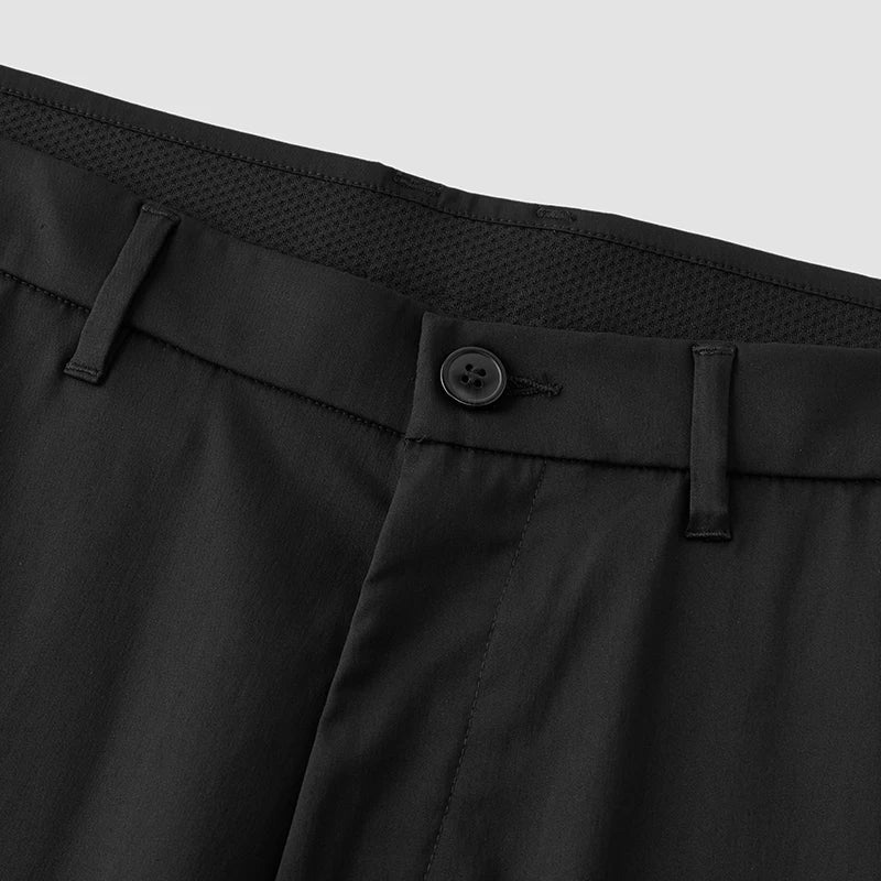 Semir Men Pants Solid 2026 Straight Elastic Waist Commuter Urban Casual Everyday Style Soft Comfortable Daily Wear Trendy