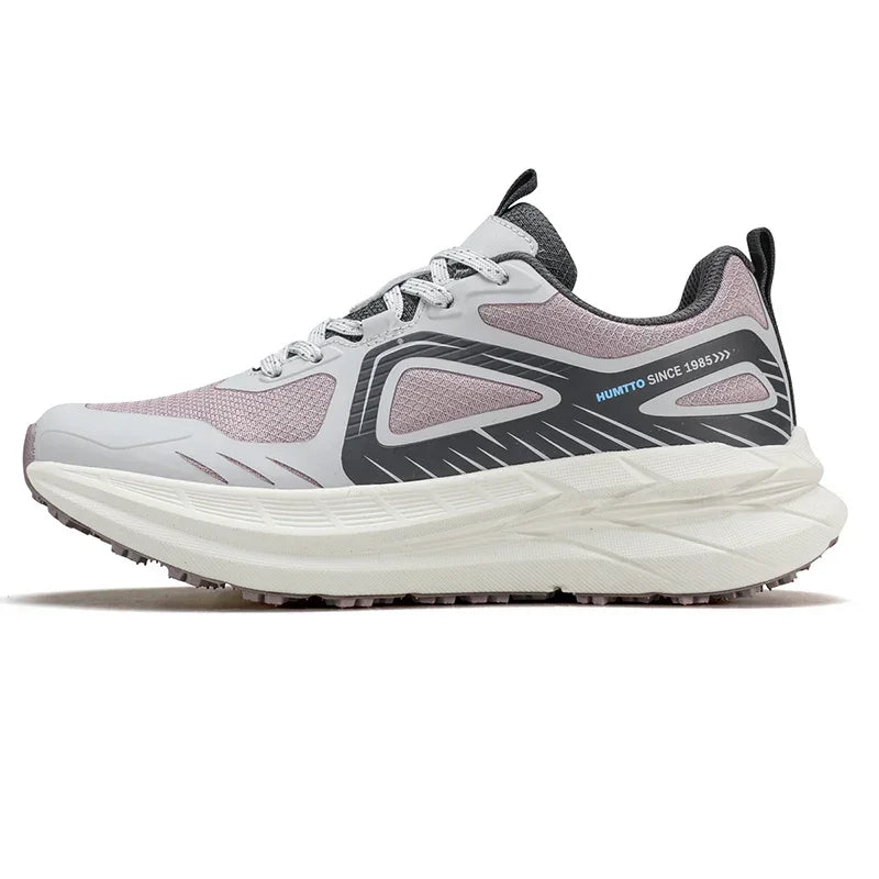 HUMTTO Marathon Running Shoes Luxury Designer Women's Sports Shoes Breathable Black Trainers Woman Gym Ladies Sneakers for Women