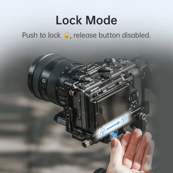 បន្ទះ បញ្ចេញ រហ័ស Ulanzi F38 V2 សម្រាប់ DJI RS4 / RS4 PRO / RS3 / RS3 Pro / RS2 / RSC2 Arca Swiss DSLR Gimbal Plate QR Base