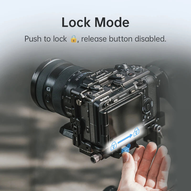 បន្ទះ បញ្ចេញ រហ័ស Ulanzi F38 V2 សម្រាប់ DJI RS4 / RS4 PRO / RS3 / RS3 Pro / RS2 / RSC2 Arca Swiss DSLR Gimbal Plate QR Base