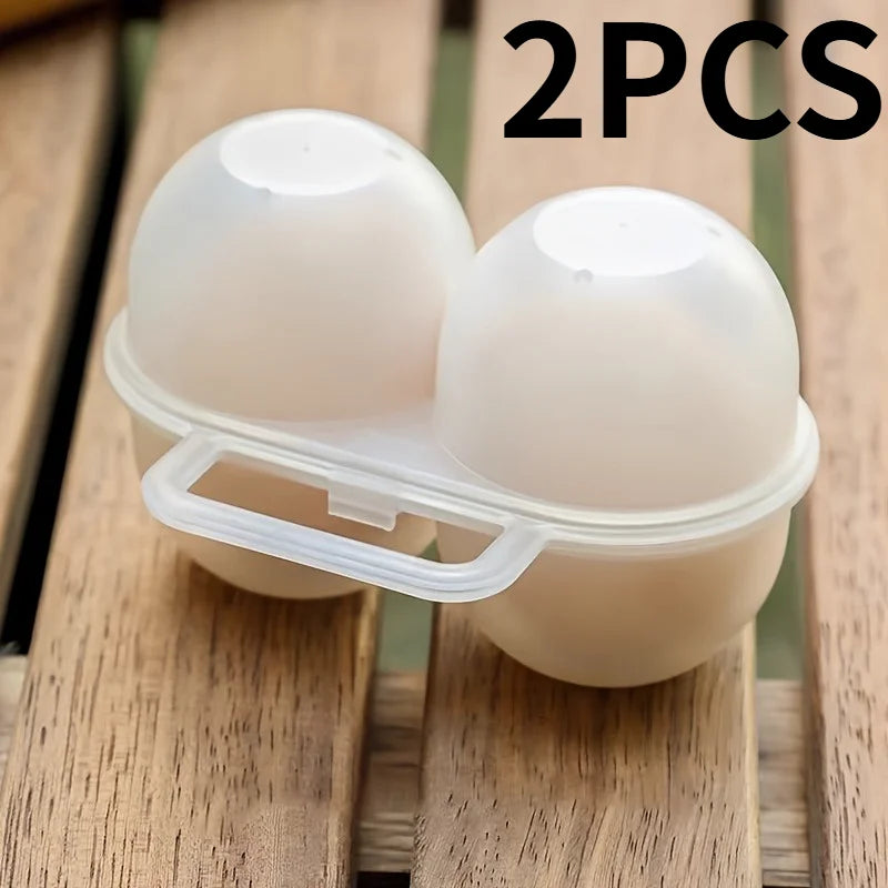 1/2pcs Outdoor Portable Shockproof Egg Box. Anti drop egg storage box, portable egg box.refrigerator storage box. storage box