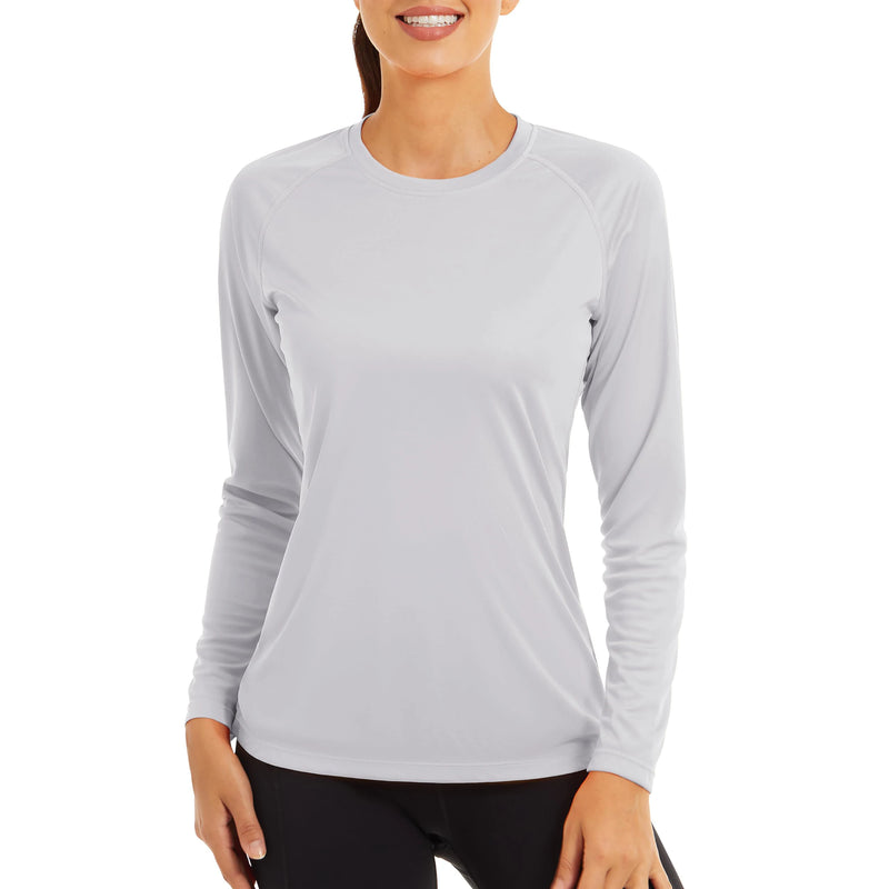 TACVASEN UPF 50+ Sun/Skin Protection Quick Dry T-Shirts Womens Long Sleeve Outdoor Performance Tee Shirts Summer Casual Tops