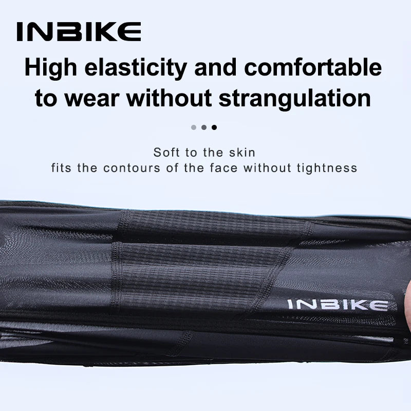INBIKE Summer Cycling Mask UV Sun Protection Full Head Mask Face Cooling Neck Gaiter Breathable Face Covering Motorcycle Cycling