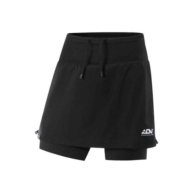 សំពត់ខ្លីរត់សម្រាប់នារី Li-Ning ធ្វើពីប៉ូលីអាមីត 100% ការពារខ្យល់ ខ្យល់ចេញចូលបាន ស្ងួតលឿន សំពត់កីឡា LiNing ASKV262