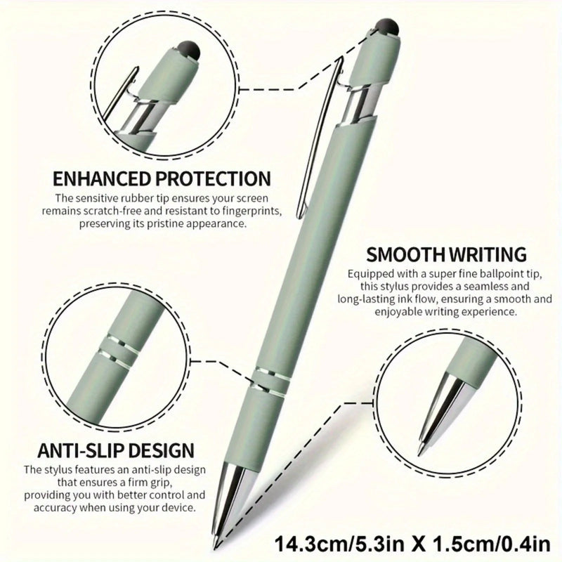 2/5pcs Morandi Retractable Ballpoint Pens , Smooth Writing, Non-Slip Grip,Mid-Tip Bullet Refill, Ideal for Daily Use