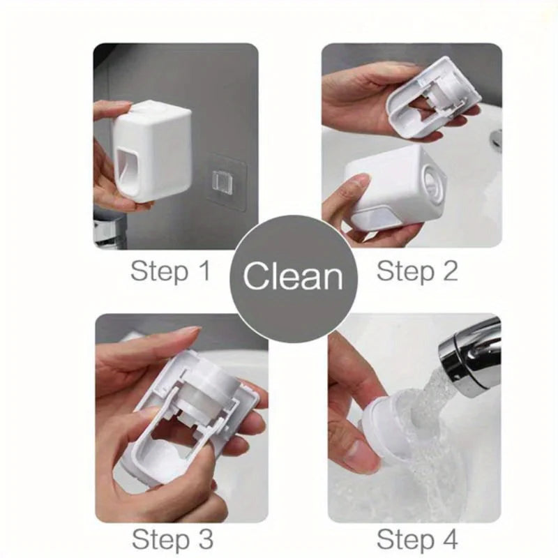 1pc automatic toothpaste dispenser, wall-mounted, toothpaste squeezer tooth, bathroom tool, bathroom accessories