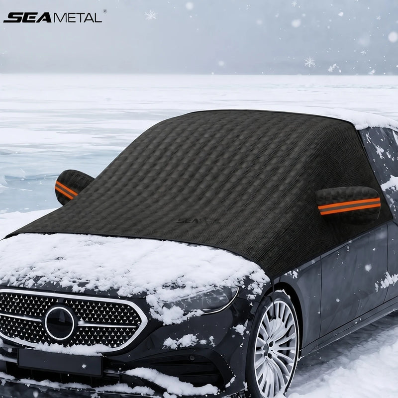 SEAMETAL Aluminum-plated Film of Non Magnetic Snow Cover Three Layers Thickened Automobile Frost Snow Sun Protection Car Covers