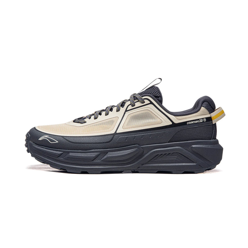 ស្បែកជើងឡើងភ្នំ Li-Ning Unisex AXJ STRIDE 2 ក្រៅផ្ទះ COOL SHELL មានខ្យល់ចេញចូលបានល្អ មានទ្រនាប់ជើង Rebound LiNing Walking Sneakers AHTW007