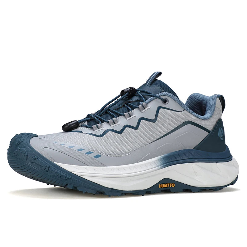 HUMTTO Men's Outdoor Sports Shoes Non-slip Trekking Shoes for Men Breathable Hiking Boots Leather Safety Walking Sneakers Man