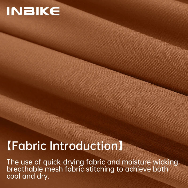 INBIKE New Pro Cycling Jersey Man MTB Jersey Road Bike Short Sleeved Shirts Road Reflective Bicycle Jersey MTB Cycling Clothing