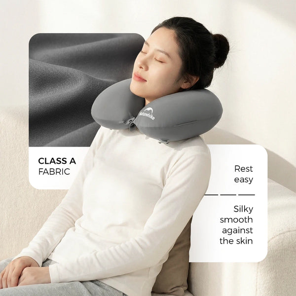 Naturehike 2026 New 51g Ultra-Lightweight TPU Inflatable Neck Pillow Portable Outdoor Nap Pillow Airplane Rest Pillow